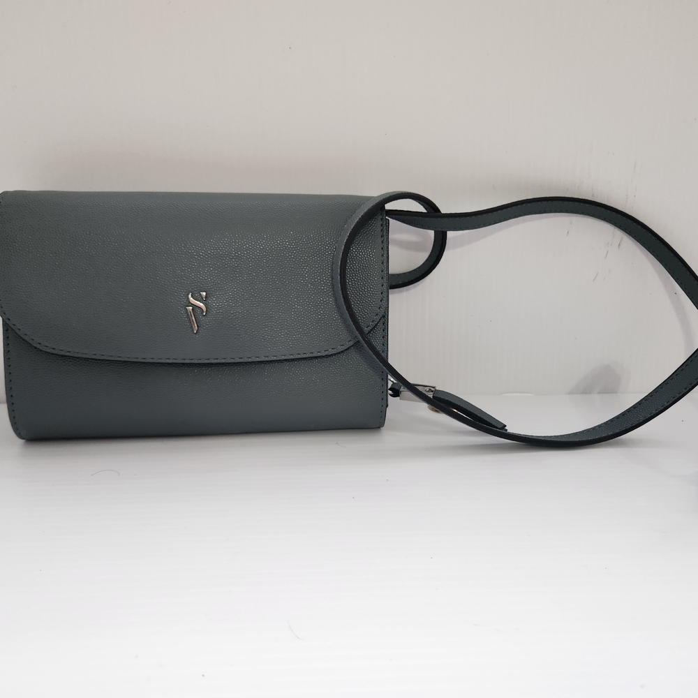 Simply Vera Vera Wang Charcoal Crossbody Bag